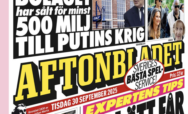 Vikarie på Aftonbladet dödförklarar hela svenska kändiseliten