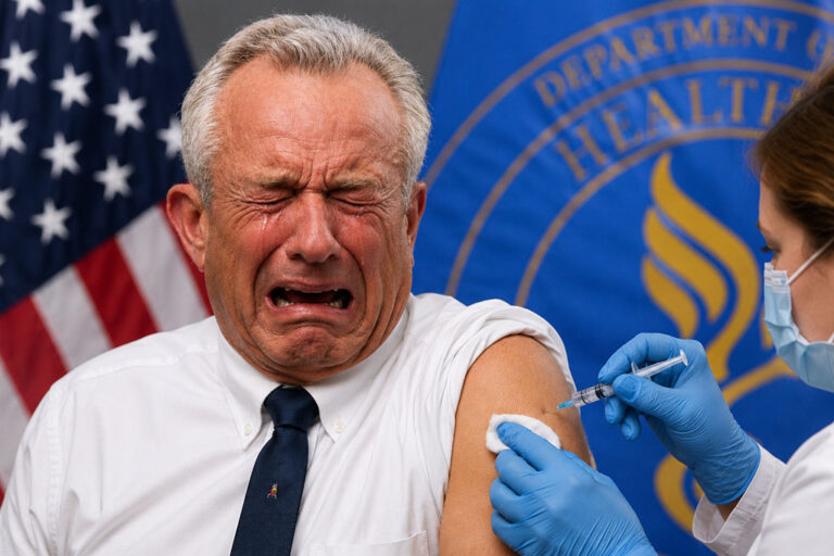 Många anti-vaxxare helt enkelt spruträdda